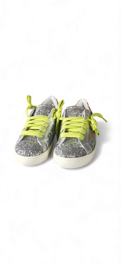 Sneakers AllGlitter silver DIVINE FOLLIE