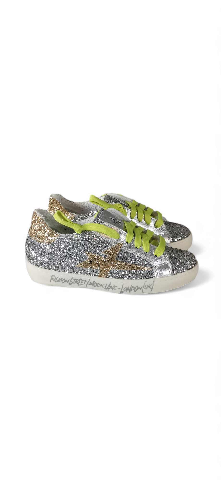 Sneakers AllGlitter silver DIVINE FOLLIE