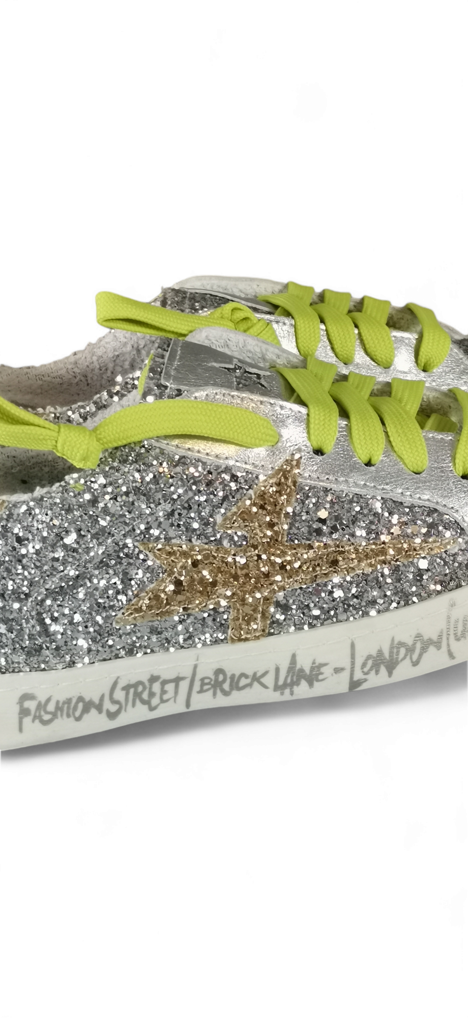 Sneakers AllGlitter silver DIVINE FOLLIE