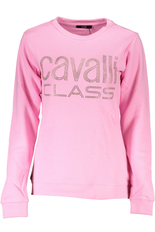 maglia donna manica lunga CAVALLI CLASS rosa