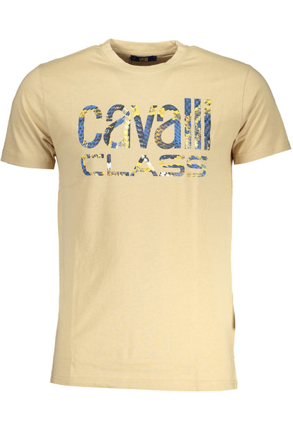 t-shirt uomo CAVALLI CLASS beige