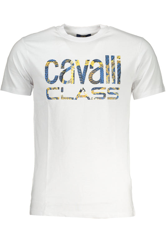 t-shirt uomo CAVALLI CLASS bianca