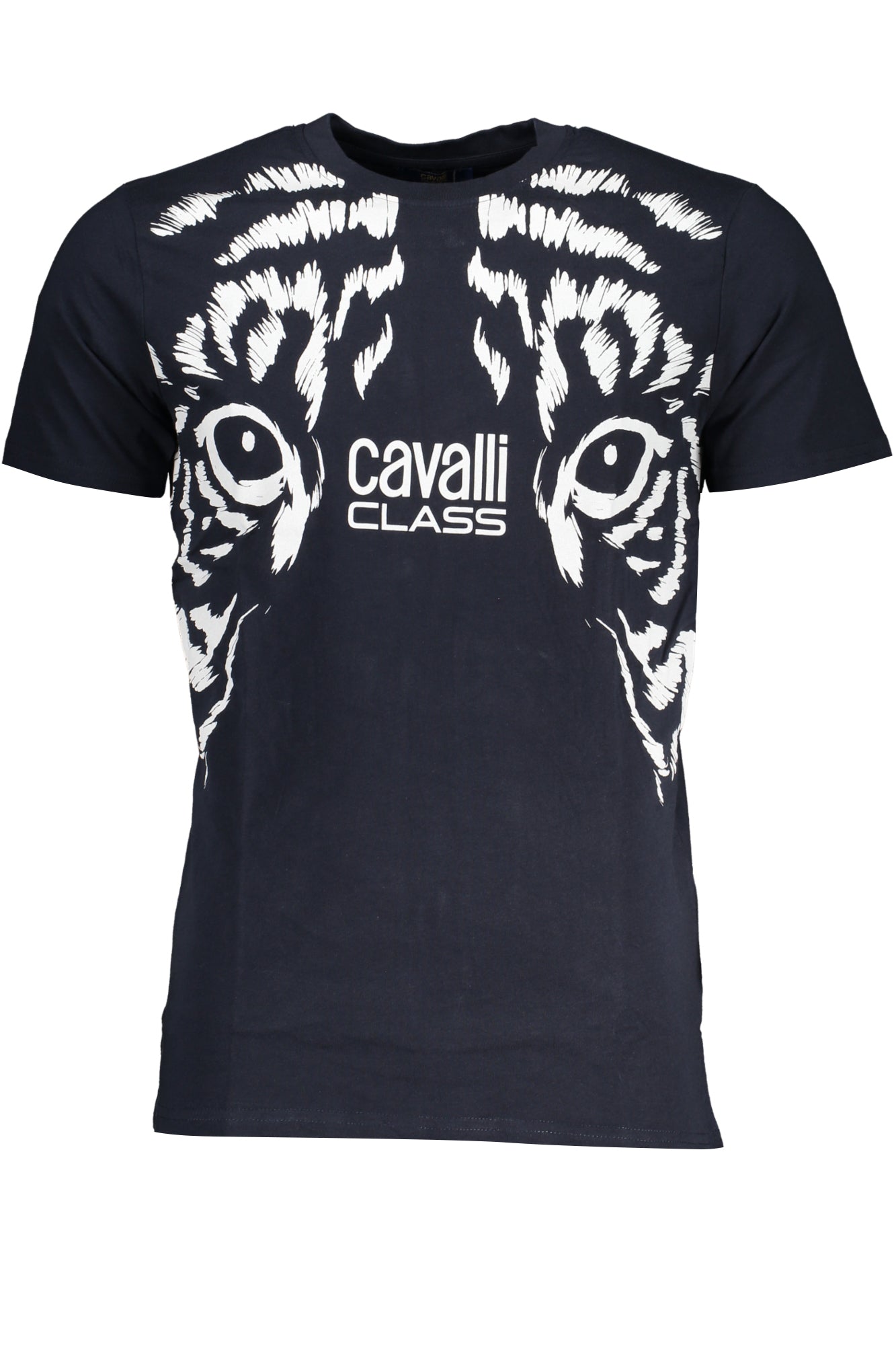 t-shirt uomo CAVALLI CLASS blu Tiger