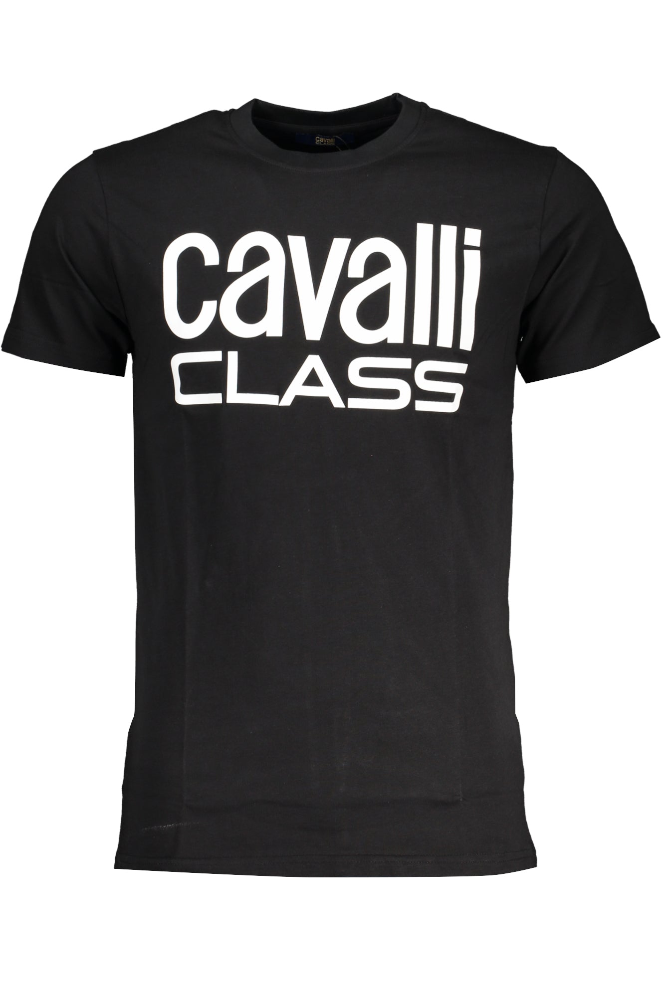 t-shirt uomo CAVALLI CLASS nero basic