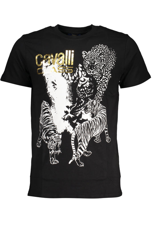 t-shirt uomo CAVALLI CLASS nera