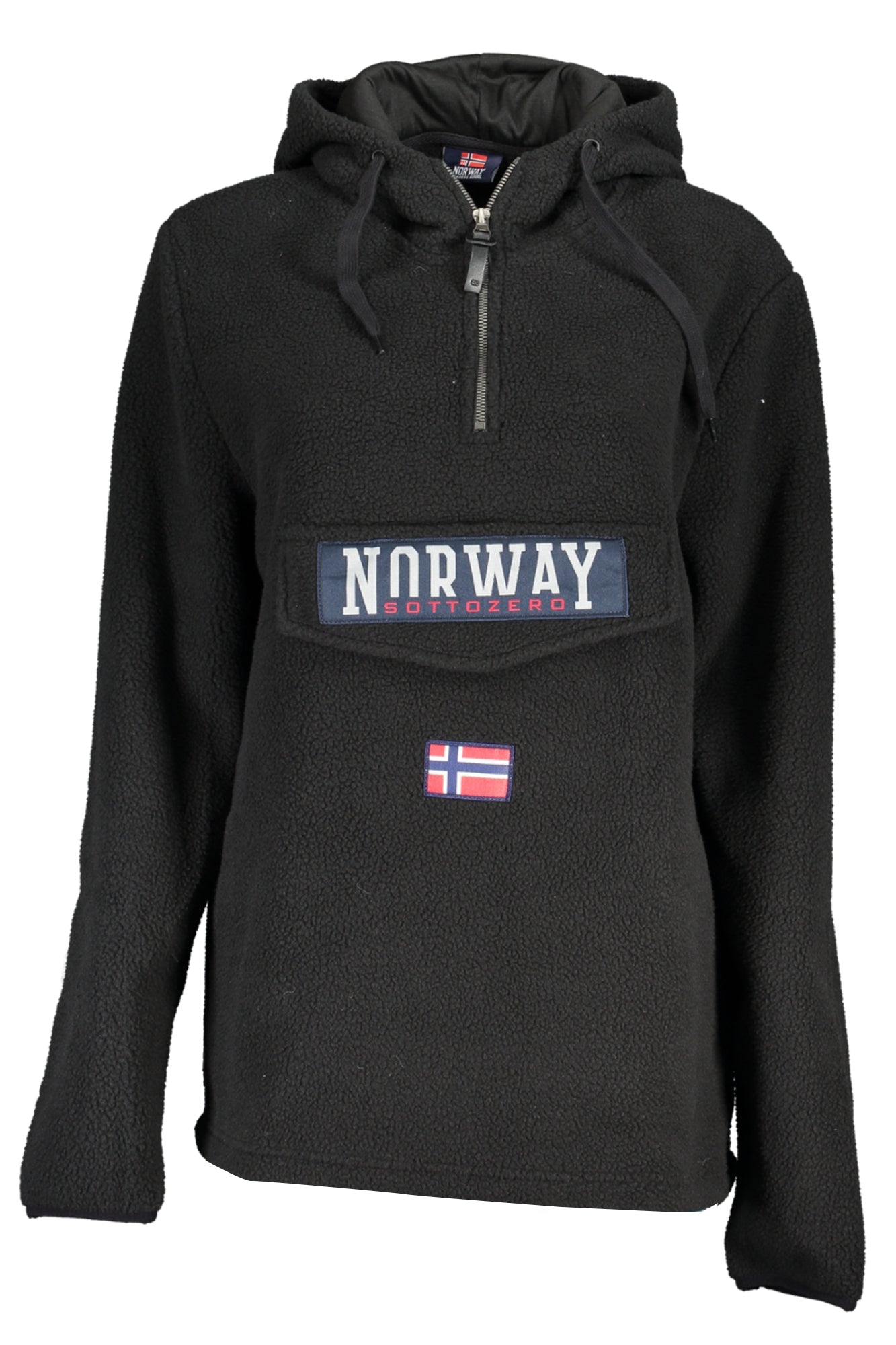 felpa donna manica lunga NORWAY  black