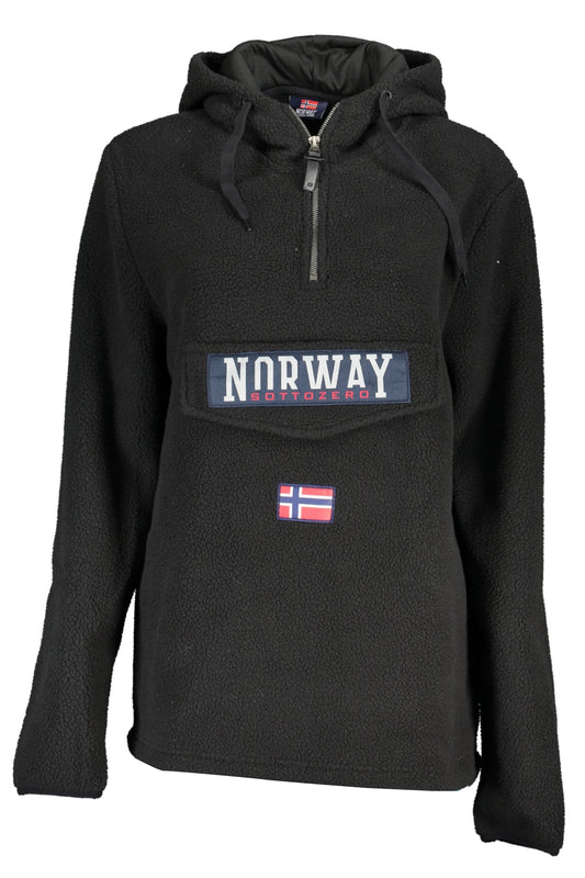 felpa donna manica lunga NORWAY  black