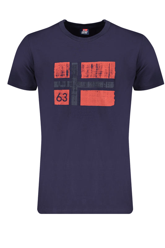 t-shirt uomo NORWAY 1963 blu