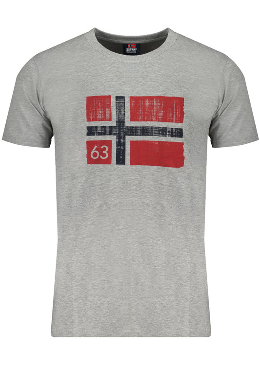 t-shirt uomo NORWAY 1963 grigio