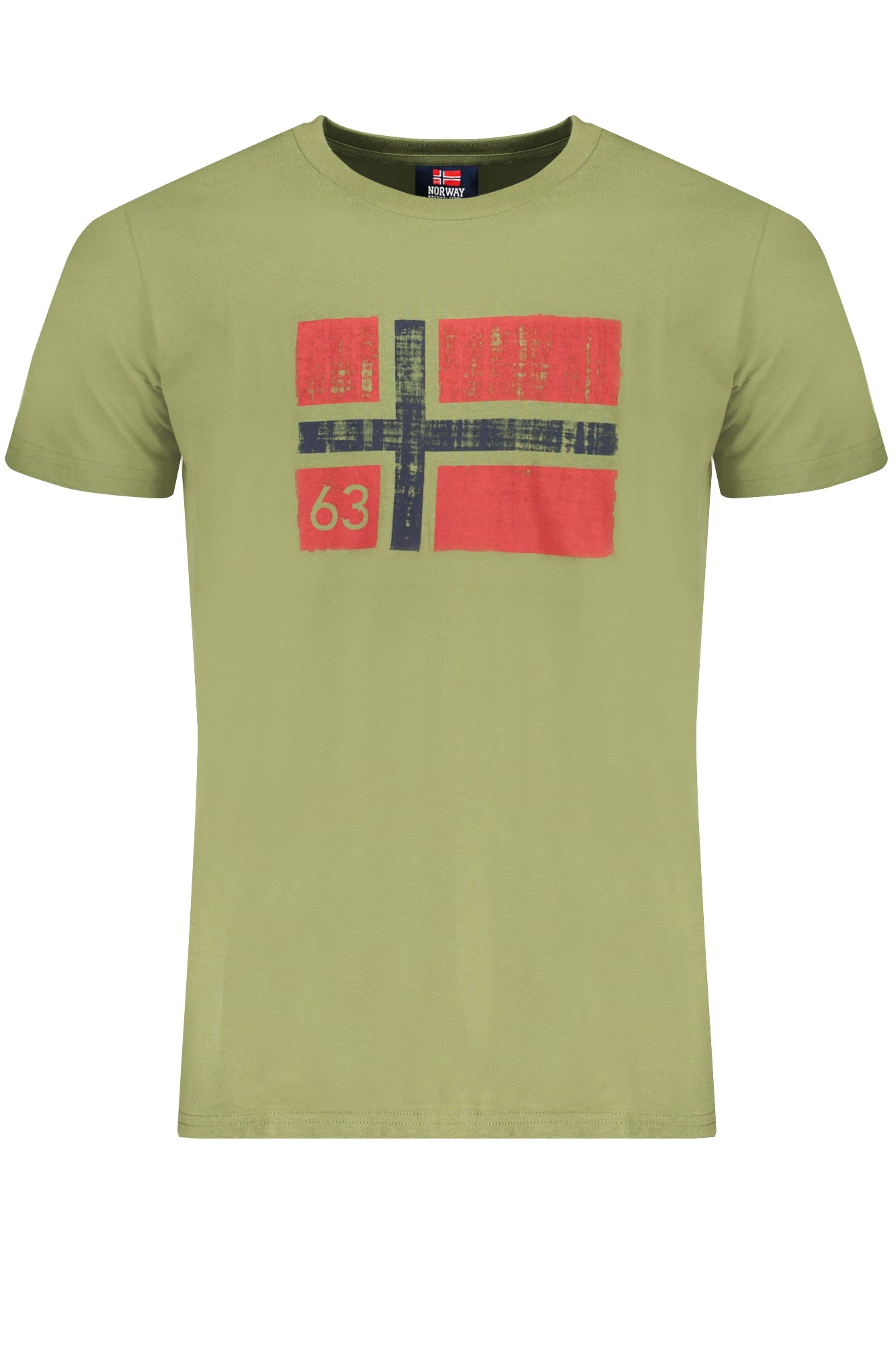 t-shirt uomo NORWAY 1963 verde militare