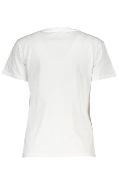 T-Shirt donna PATRIZIA PEPE white multi strass