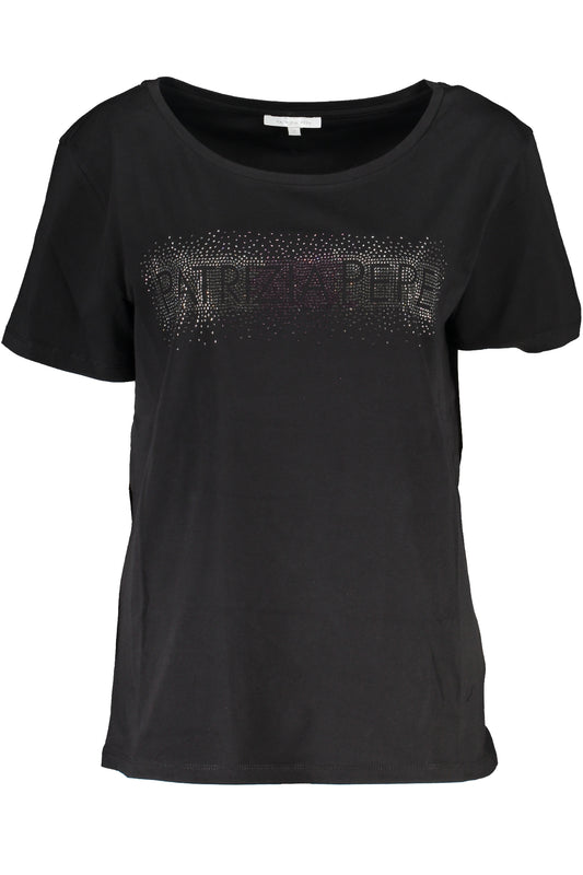 T-Shirt donna PATRIZIA PEPE black strass