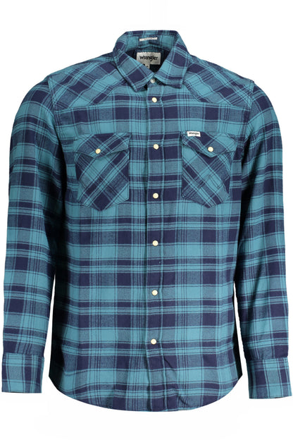 Camicia scozzese blu WRANGLER